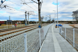 Przystanek Wierna Rzeka już z nowymi peronami