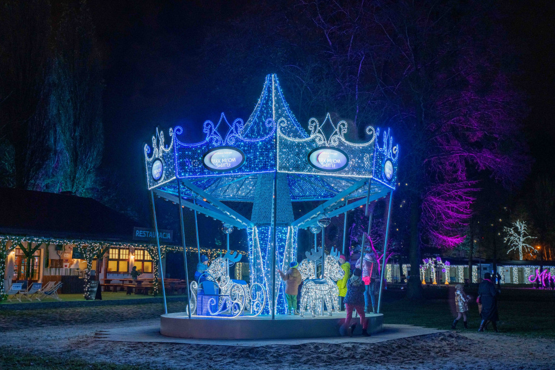 Miliony świateł w Zabrzu i Łodzi. Interaktywne instalacje w miejskich parkach