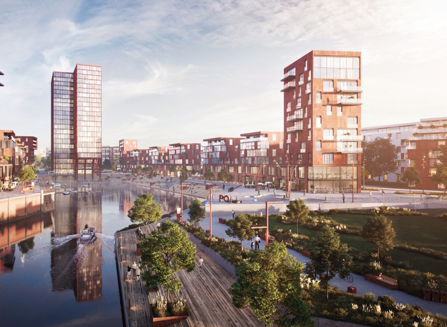Budowa Portu Popowice rozpoczęła się w 2018 roku, a zakończona zostanie w roku 2028, fot. mat. prasowe Vantage Development