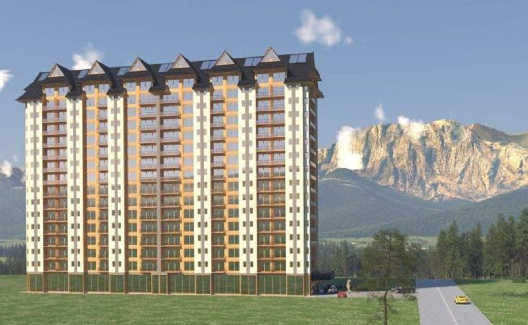 W 2019 r. pojawił się pomysł wybudowania hotelu u podnóża Tatr przez austriackiego dewelopera. Obiekt miałby mieć 16 pięter, 186 apartamentów i 12 penthousów, fot. mat. pras.