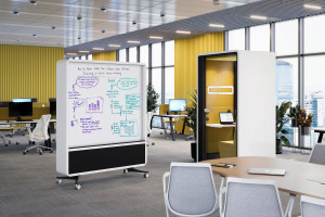Mobilne ścianki sposobem na elastyczną przestrzeń biurową