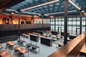 Oto nowe wnętrza Biblioteki Narodowej w Warszawie. Autorem - Konior Studio