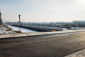 Nowe perony i wiadukt na trasie do Katowice Airport