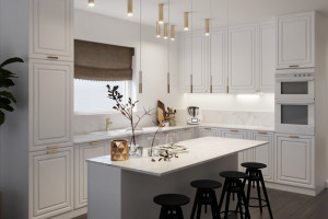 Amerykański glamour w domu pod Poznaniem. Zobacz projekt Echaust Design