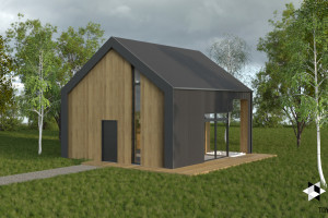 Toya Design zaprojektowali zespół domków rekreacyjnych w Powidzkim Parku Krajobrazowym