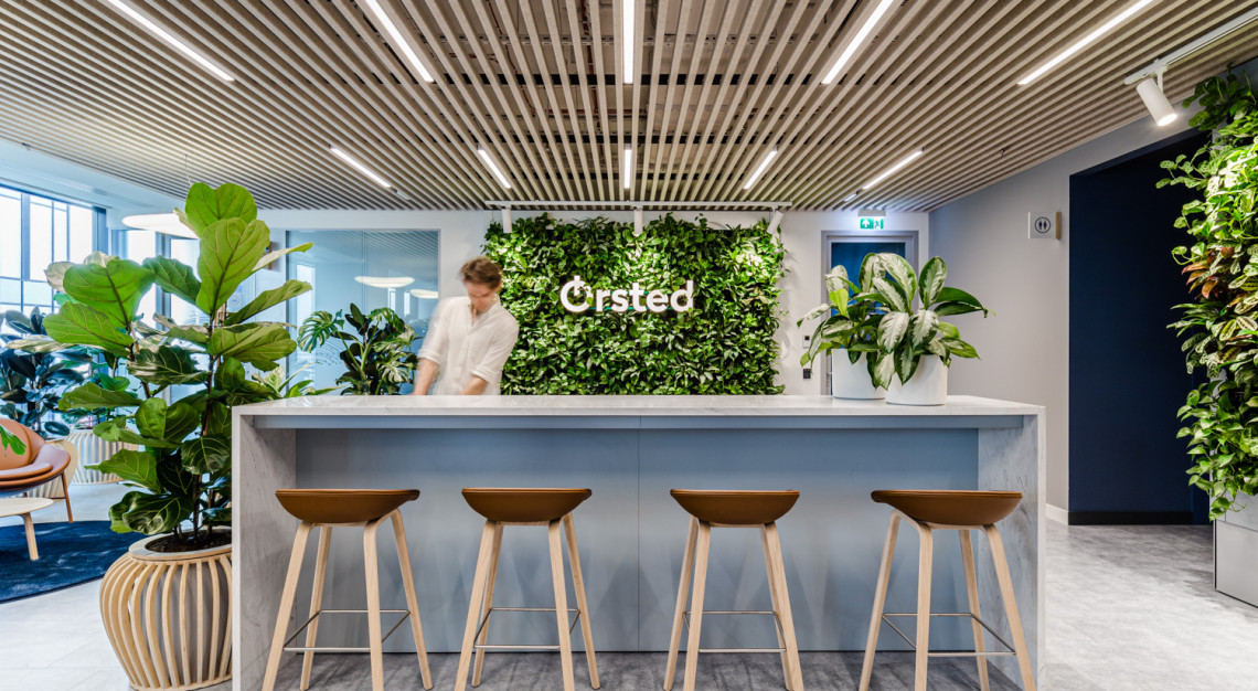 Jak najmniejszy ślad środowiskowy w trakcie realizacji - taki był cel pracowni Workplace w trakcie prac nad nowym biurem firmy Ørsted, fot. mat. pras.