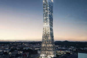 To będzie najwyższy wieżowiec w Czechach. Nowy projekt mixed-use spod kreski Chybik+Kristof
