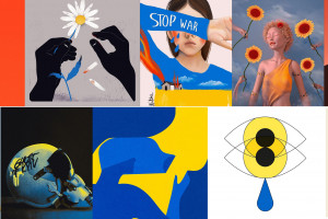 10 najmocniejszych plakatów. Artyści z całego świata solidaryzują się z Ukrainą