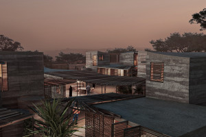 Polka zaprojektowała niezwykłe osiedle mieszkaniowe w Ghanie. Oto Tamale Mini-living