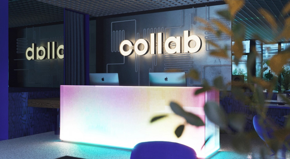 Nadchodzi nowa sieć biur typu flex - Collab. Za wnętrza odpowiada Roark Studio