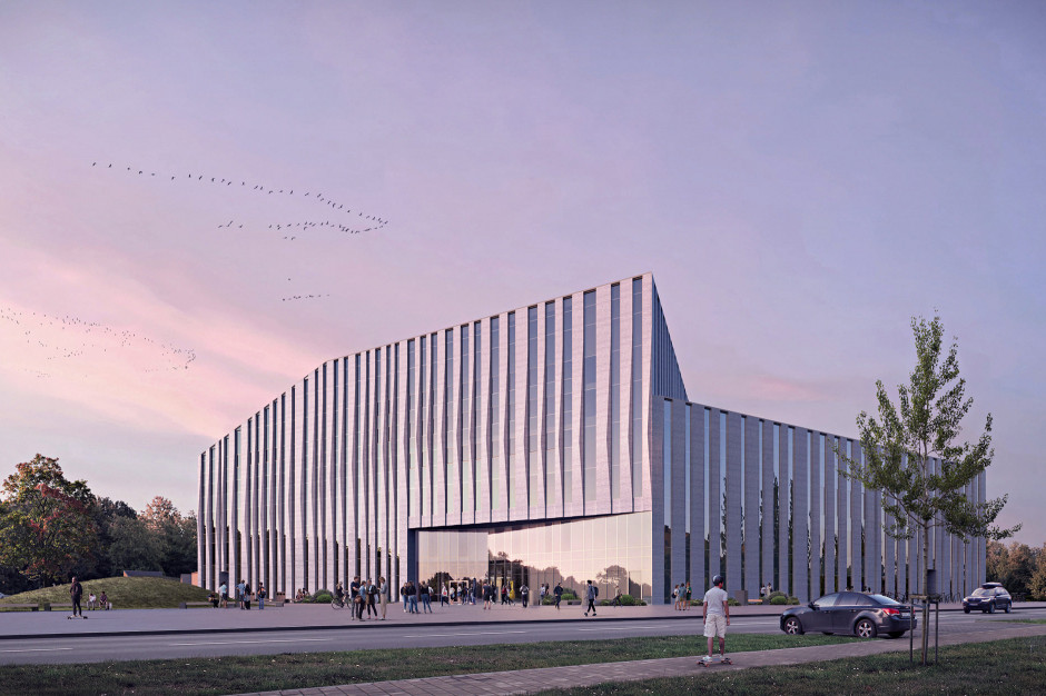 Nowy budynek ma szansę stać się istotnym punktem tworzącego się miasteczka uniwersyteckiego w centrum Bydgoszczy, fot. AESDE