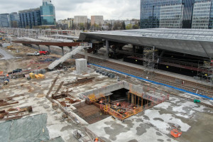 Koło stacji Warszawa Zachodnia widać już elementy nowych wiaduktów