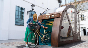 Automatyczny podziemny parking dla rowerów. Pierwszy w Polsce powstał w Fabryce Norblina