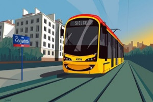 Ruszają pierwsze prace na budowie tramwaju na Gagarina w Warszawie