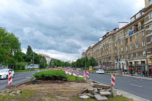 Ruszają pierwsze prace na budowie tramwaju na Gagarina w Warszawie