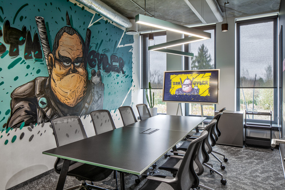 Biuro STM Cyber, proj. Interiors, fot. Piotr Krajewski