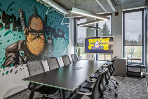 Cyber przestrzeń przyjazna ludziom, czyli biuro STM Cyber projektu Interiors