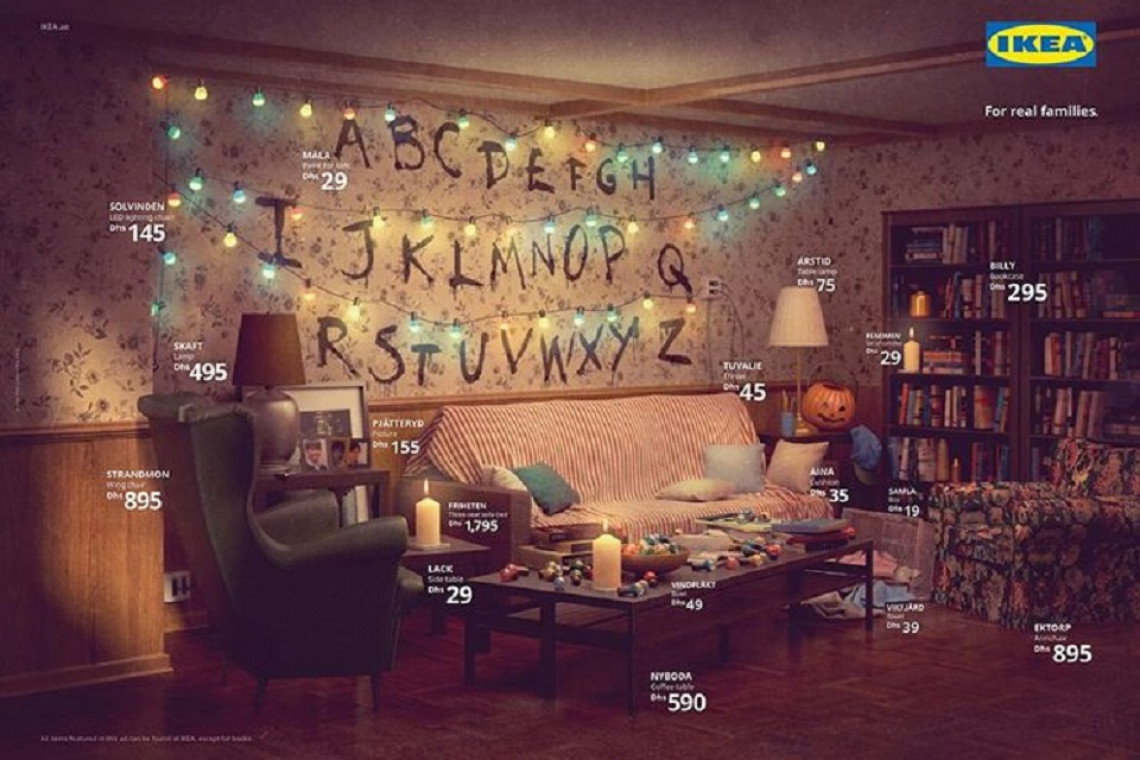 Przypominamy! Tak IKEA odtworzyła wnętrza z serialu Stranger Things