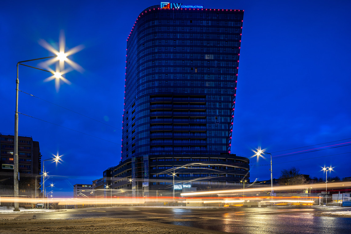 Budowa najwyższego obiektu apartamentowo-komercyjnego pomiędzy Berlinem a Trójmiastem, który w planach inwestora J.W. Construction ma stać się nowym symbolem Szczecina, trwała ponad 10 lat, fot. mat. pras.