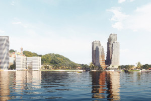 MVRDV po raz pierwszy projektują w Ameryce Południowej. Powstanie 6 wież nad brzegiem rzeki