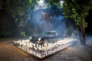 Porsche z botaniczną instalacją na Milan Design Week