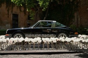Porsche z botaniczną instalacją na Milan Design Week