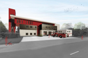 Taki będzie nowy budynek straży pożarnej w Hajnówce. To projekt studentek