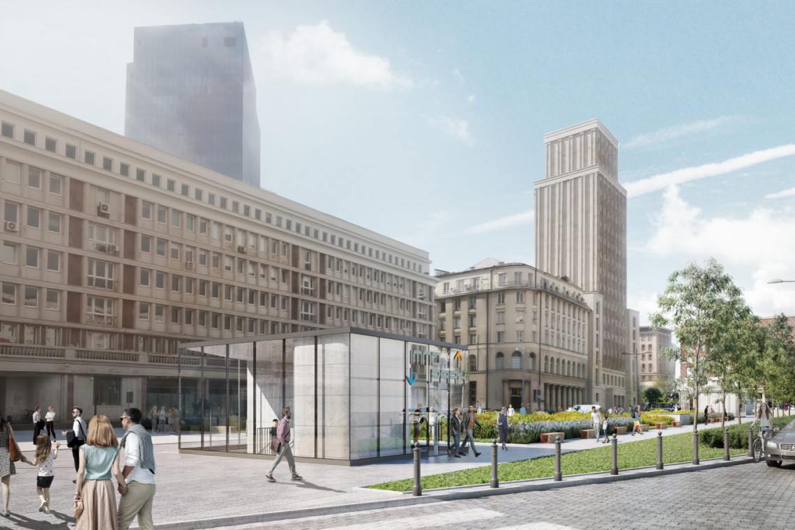W centrum Warszawy powstaje nowoczesny parking podziemny