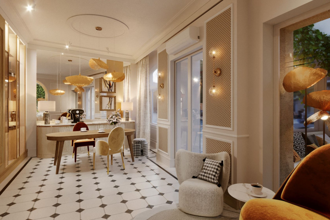 Butikowy hotel w Paryżu to jeden z najnowszych projektów warszawskiej pracowni, fot. Tremend