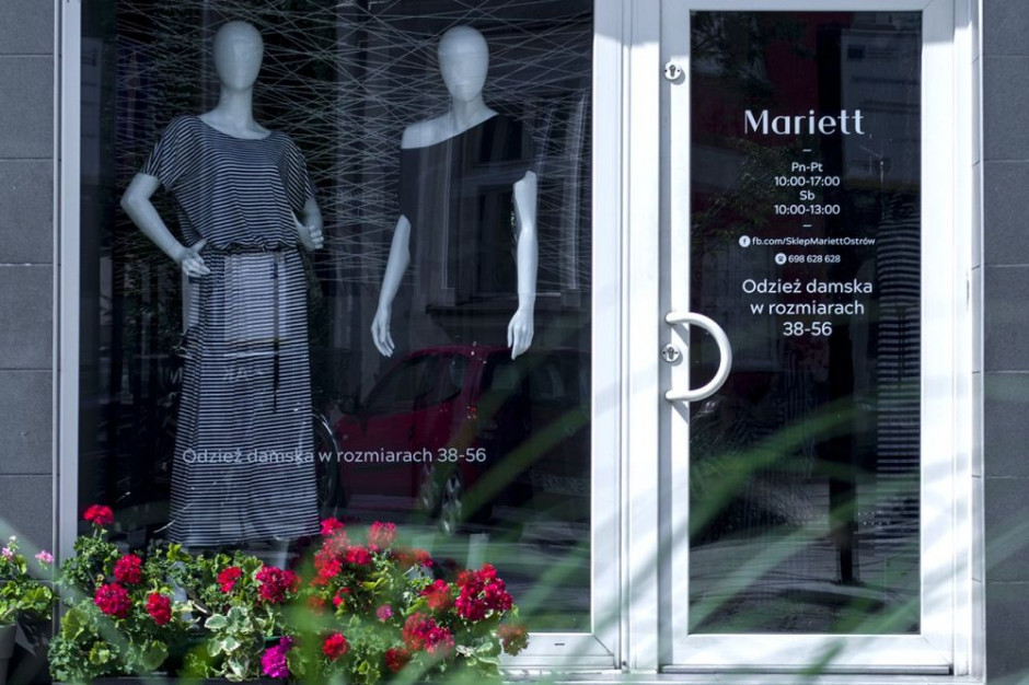 W sklepie odzieżowym Mariett, stowarzyszenie miało okazję zaprojektować i wykonać całą wystawę, fot. mat. prasowe