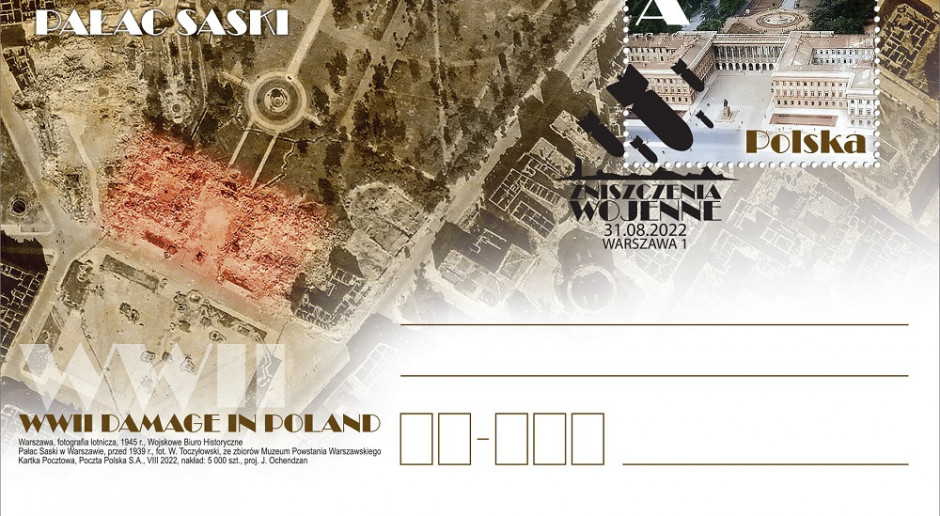 Pałac Saski na znaczku. Rusza nowa seria filatelistyczna Poczty Polskiej