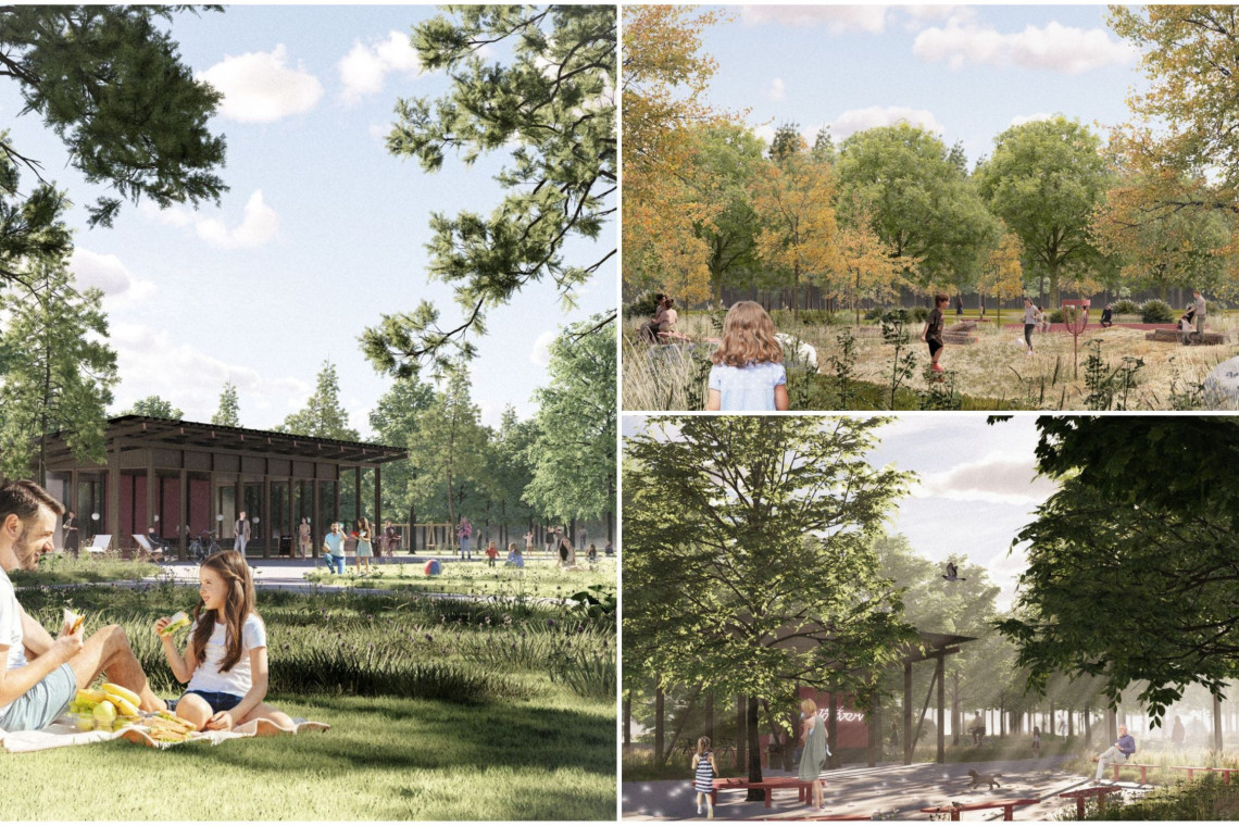 Wawer - Park Aktywności Rodzinnej, zwycięski projekt JAZ+Architekci, fot. JAZ+Architekci Park Aktywności Rodzinnej zaprojektują JAZ+Architekci. Warszawski Wawer rozstrzygnął konkurs