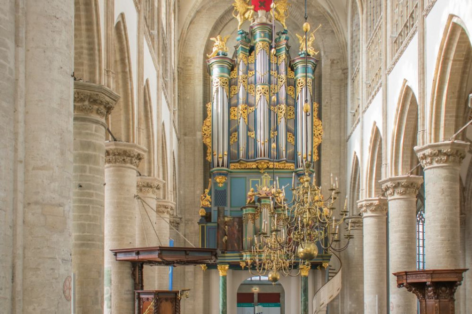 Gotycka katedra (Breda, Holandia), fot. Jan-Willem van Braak