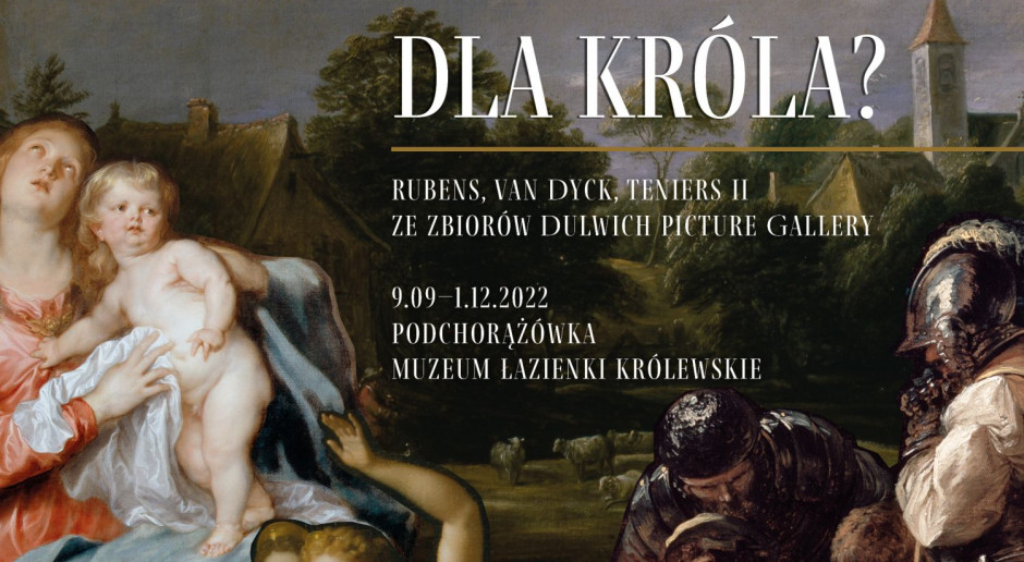 Pierwszy raz w Polsce! Rubens, Van Dyck, Teniers II na wystawie w Łazienkach Królewskich