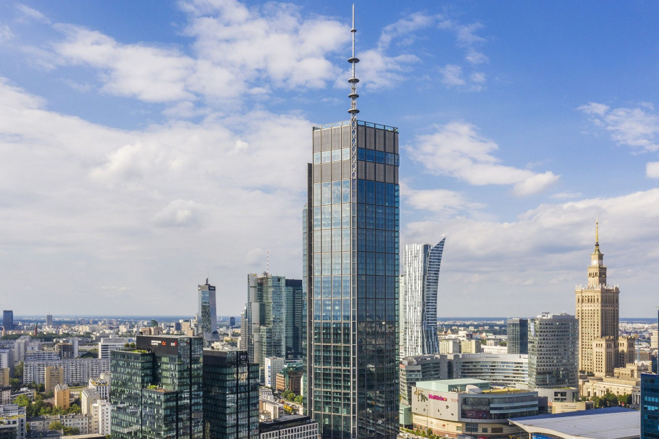 W kategorii Architektura komercyjna nominowany jest najwyższy budynek UE, Varso Tower, proj. Foster+Partners, fot. mat. HB Reavis