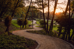 Na terenie ogrodów Opactwa Cystersów w Gdańsku deweloper stworzył park dla mieszkańców