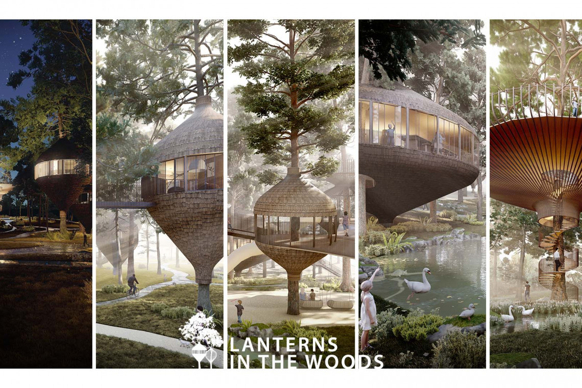 Malezyjski architekt zaprojektował domki na drzewie i wygrał konkurs Tubądzin