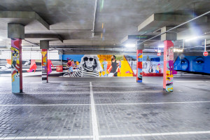 Tomasz Kalitko stworzył mural w CH Factory w Luboniu