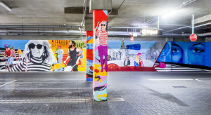 Tomasz Kalitko stworzył mural w CH Factory w Luboniu