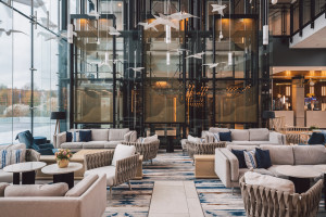 Hotelowe lobby projektu Iliard z prestiżową nagrodą