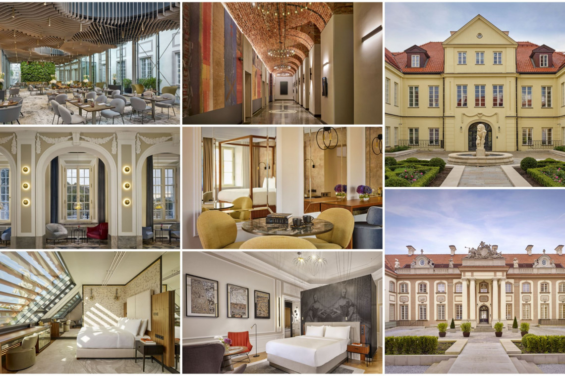 Hotel Verte jest pierwszym w Polsce obiektem sygnowanym przez Marriott Autograph Collection, fot. mat. prasowe Takiego hotelu nie było w stolicy. 8 lat trwała rewitalizacja pałaców, we wnętrzu styl dawnej Warszawy i nowoczesny twist