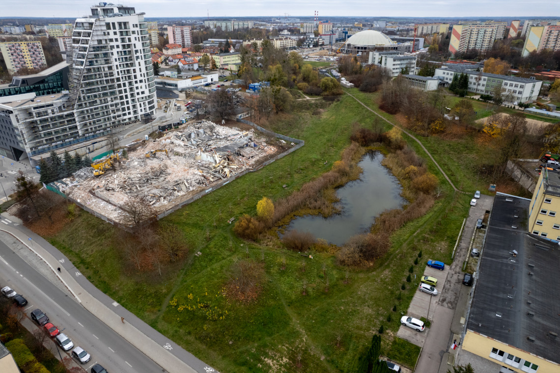 fot. mat. prasowe Ambitny projekt Inpro w Olsztynie. Spółka zrewitalizuje duży teren, ale najpierw musi wyburzyć basen
