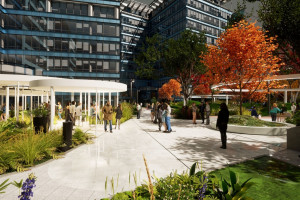 Marynarska Business Park już modernizują. Architekci wybrali pragmatyzm, ekologię i mądry design
