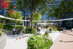 Marynarska Business Park już modernizują. Architekci wybrali pragmatyzm, ekologię i mądry design