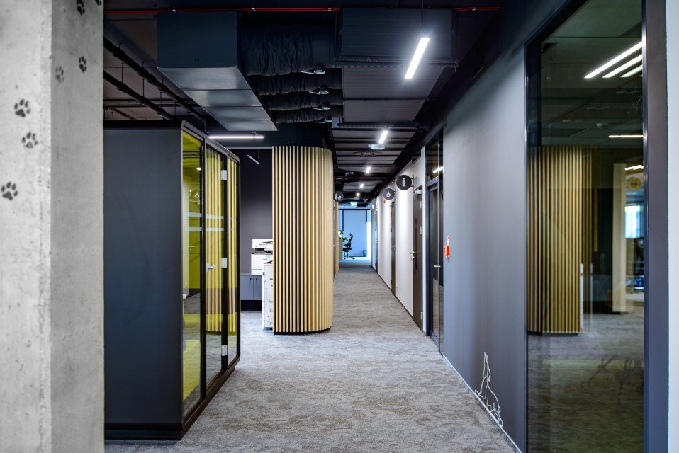 Biuro Zooplus w Krakowie, proj. Artur Jasiński i Wspólnicy Biuro Architektoniczne, fot. arch. Paweł Wieczorek