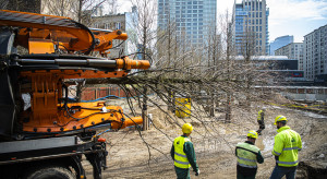 Budowa The Bridge w Warszawie. Co się stanie z drzewami i krzewami z placu Europejskiego?