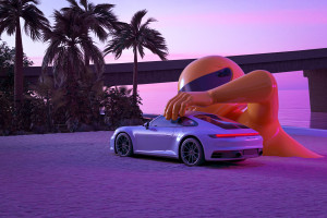 Artysta i fan Porsche stworzył nietuzinkową instalację