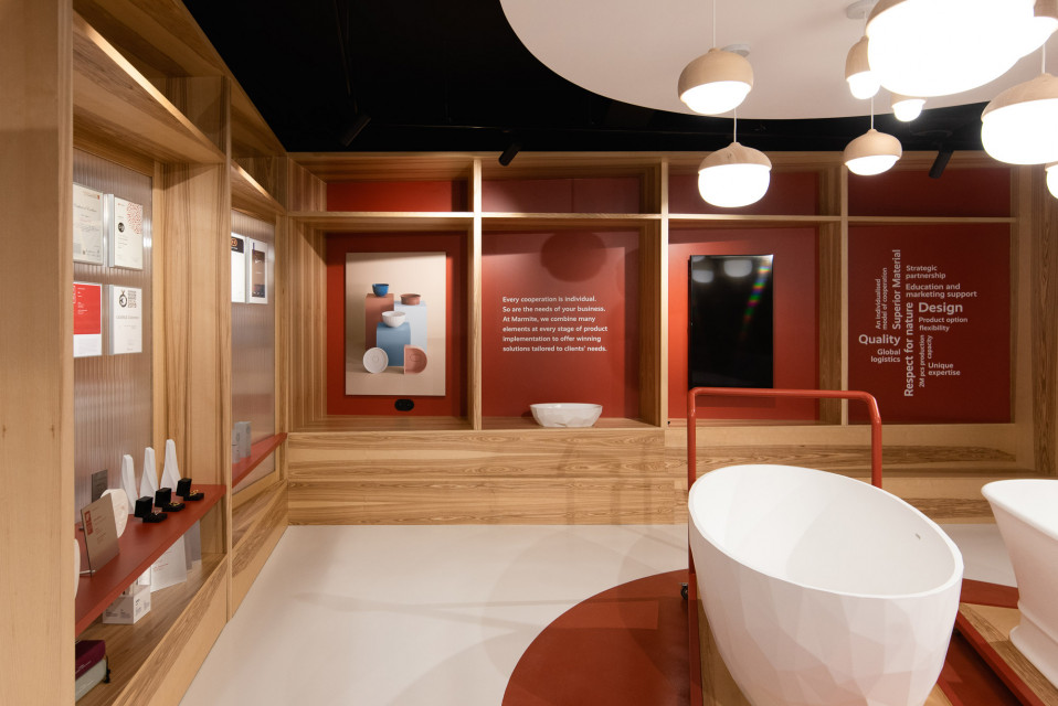 Nowe wnętrza showroomu Marmite projektu mode:lina, fot. Patryk Lewiński