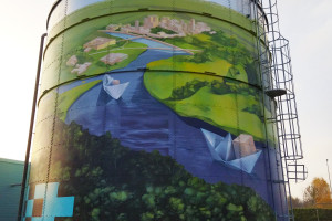 Nowy mural w Gorzowie Wielkopolskim. Upiększył przestrzeń przemysłową