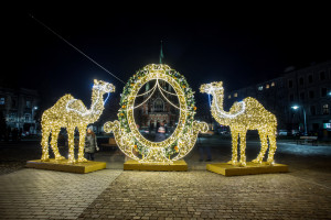 Iluminacje miejskie w Krakowie: jest świątecznie, ale energooszczędnie